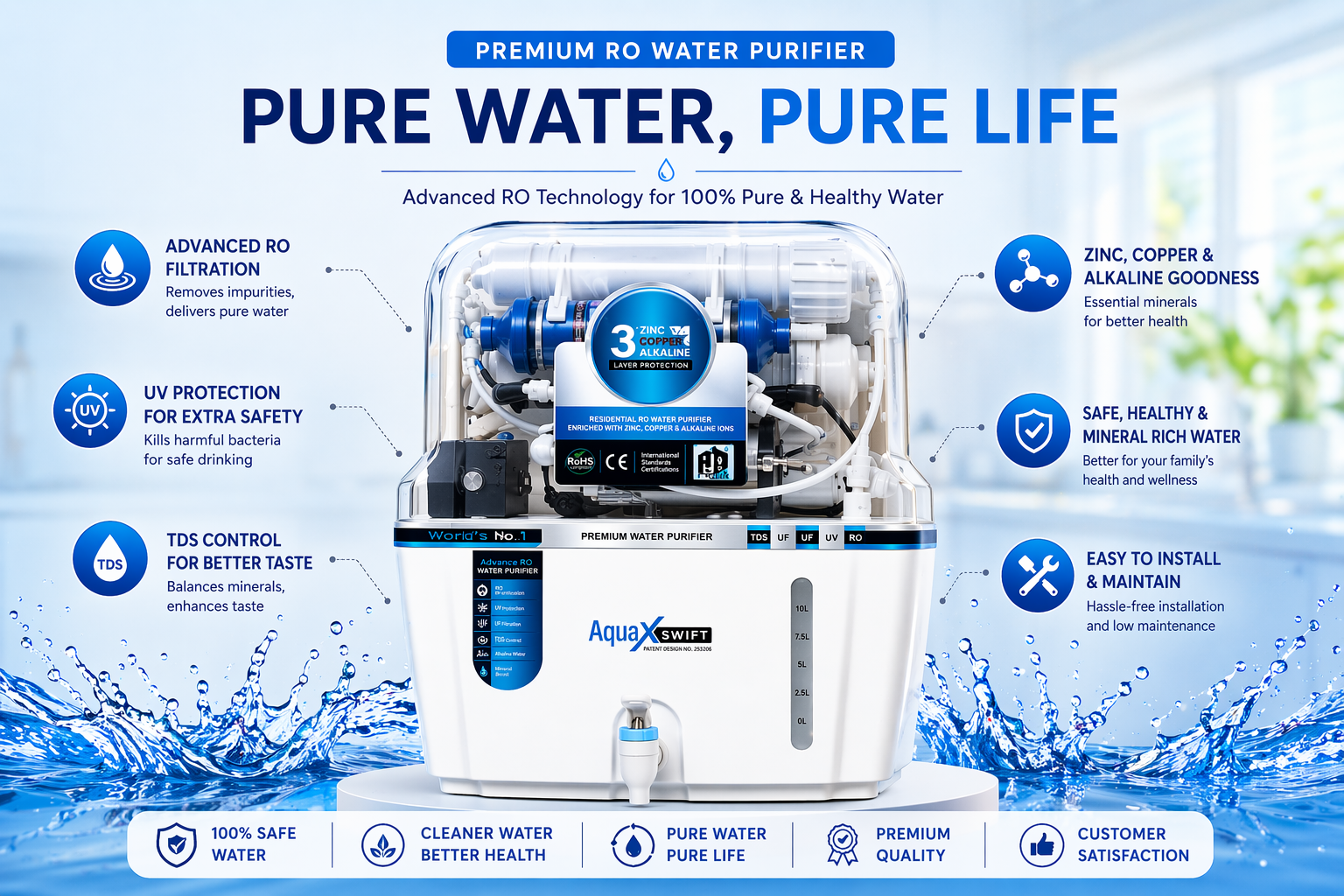 Ro-Aqua X Water Filter